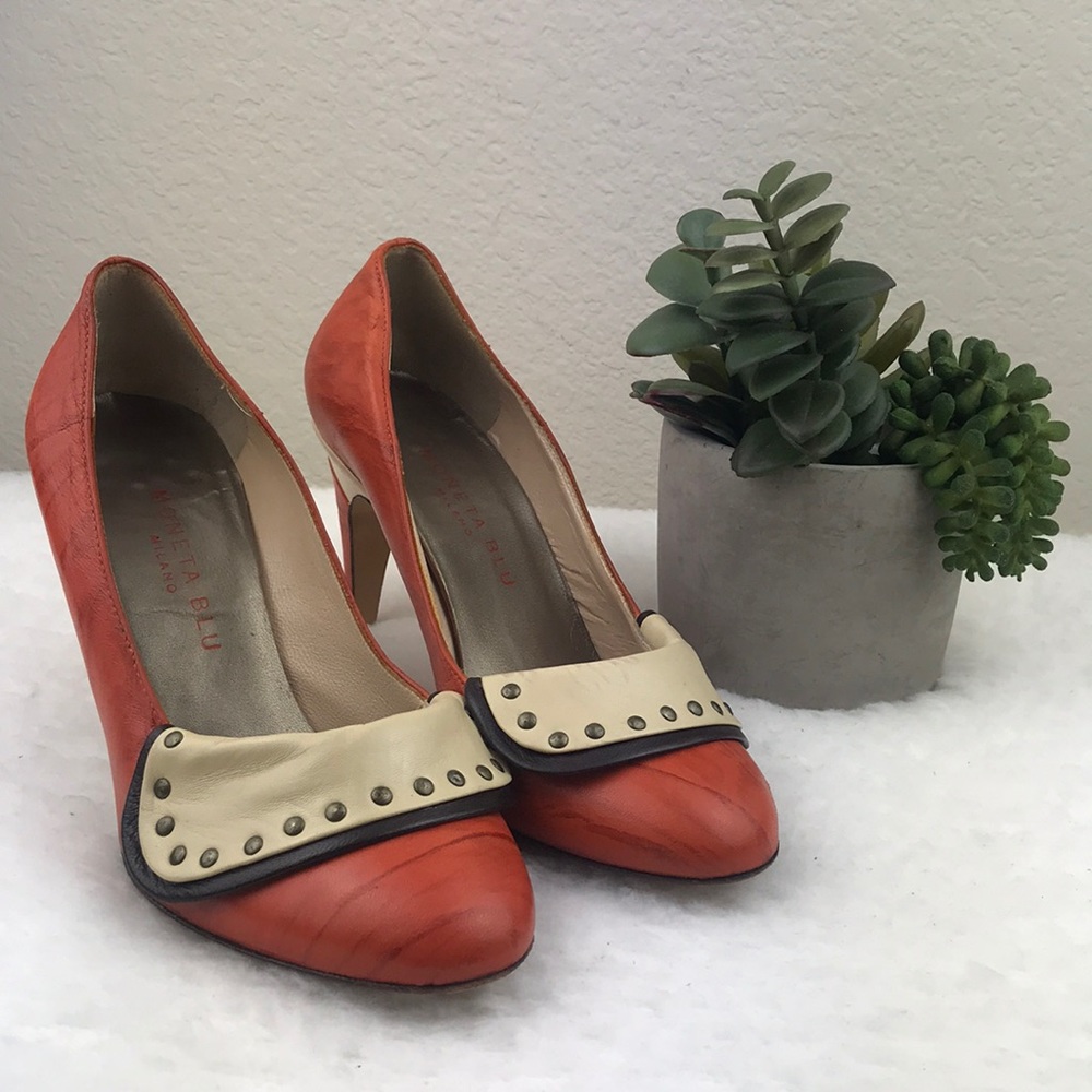 Moneta Blu Milano Pumps 37.5 / 7M